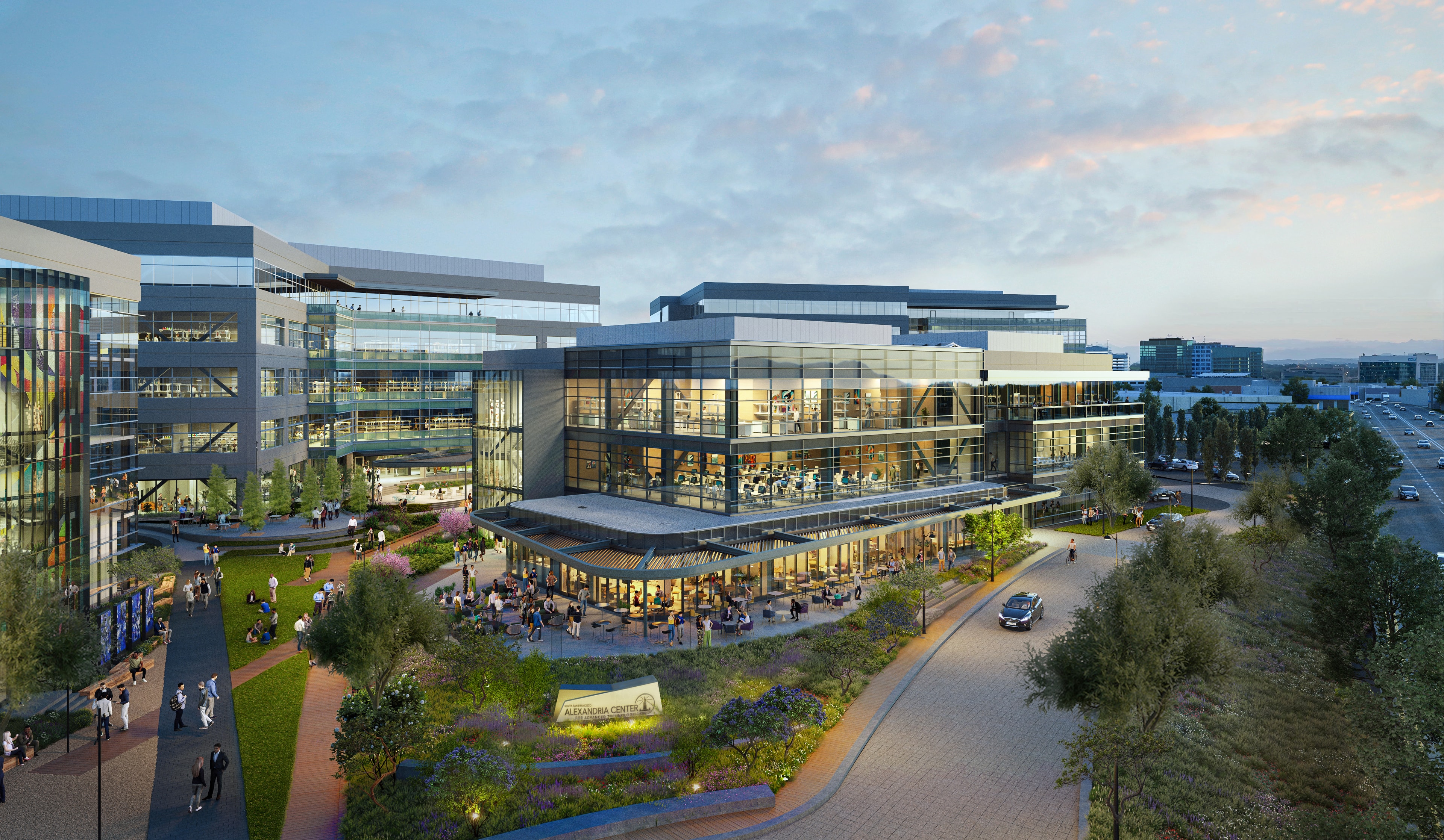 Architectural rendering of ACAT campus